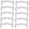 Didiseaon 30pcs Metal Tube Light Clamps for LED Tube Lights Easy Installation Clips Convenient Mounting Brackets for Use Versatile Metal Clips for Enhanced Convenience