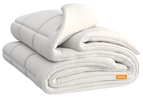 Emma Spring & Autumn Super King Duvet, Lightweight & Breathable Microfibre Quilt, All-Season Comfort, Machine-Washable at 60°C, 240×220 cm