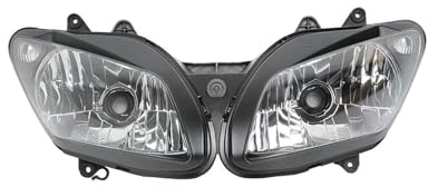 HIMIUSIKTC Vorderscheinwerfer-Optikgruppe Für Yamaha YZF-R1 2002-2003 Motorrad Frontscheinwerfer Scheinwerfer Licht Lampenbaugruppe