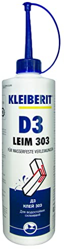 Karton 12 x 500-g-Flasche D3-Leim Holzleim KLEIBERIT 303.0 Weissleim wasserfest Weißleim