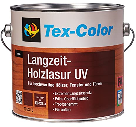 TEX-COLOR Langzeit-Holzlasur UV - 0.75 Liter PALISANDER