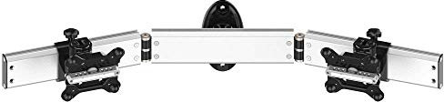 Cotytech BL-AW47 - Soporte de pared para monitor doble para Apple con liberación rápida