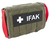 Tasmanian Tiger TT Head Rest IFAK Molle Erste Hilfe Kfz Auto Tasche für Kopfstützen leer, Oliv