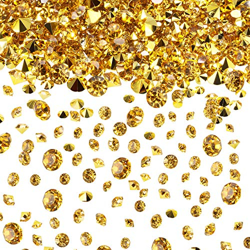 10.000 diamantini trasparenti da spargere sulla tavola per matrimoni, cristalli acrilici, diamanti sintetici per centrotavola, decorazioni per matrimoni, decorazioni per addio al nubilato, vasi (oro,