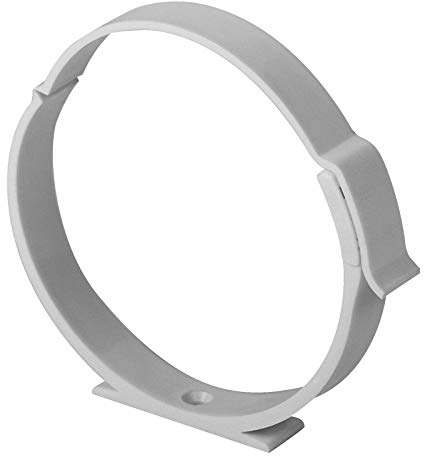 Rohrschelle Rohrhalter Schlauchschelle Kunststoff Lüftung Lüftungsrohr Schelle - VONLIS® Ø 125 mm