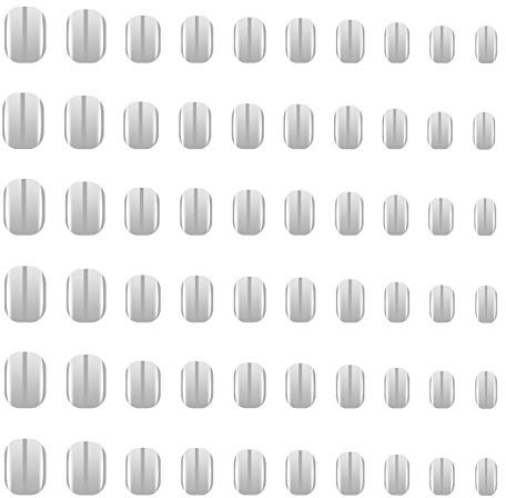 SAVITA 600pcs Kids False Nails Full Cover Short False Nails Acrylic Fake Nails for Girls False Nail Tips for Children Nail Art Supplies