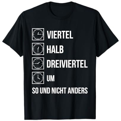 Ostdeutsche Uhrzeit Geschenk Ossi Zeiten DDR Lustiger Spruch T-Shirt