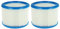 vhbw Filterset 2x Faltenfilter kompatibel mit Milwaukee AP250ECP, AP300ELCP, AS 2 250 ELCP Nass- und Trockensauger - Filter, Patronenfilter