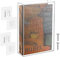 Transparente Vitrine für Bibel, Acryl-Wandhalterung, vertikale & horizontale Vitrinen, Buchvitrine Familie alte Bibel Erbstück Organizer Box für Buch Schmuck Sammler, 26 x 18,4 x 5,1 cm