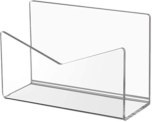 Briefablage Prospekthalter Aus Acryl Dokumentenhalter Aus Acryl Tischständer Magazinhalter Tisch-stehpult Klarer Stand Briefumschläge Bücherregal Büro Schreibtisch Zeitung