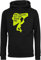 Kapuzenpullover für Herren : Wer loslässt hat Zwei Hände frei - Kletter Kleidung Zubehör - Hoodie Outdoor Ausrüstung - Bouldern Geschenk Pullover (Schwarz XL)