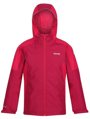 Regatta Hurdle IV Waterproof Insulated Jacket Berry Pink/Pink Potion 14yrs