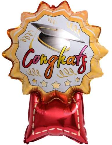 DIWULI Abschluss Ballon - Congrats Medaille Schule Studium