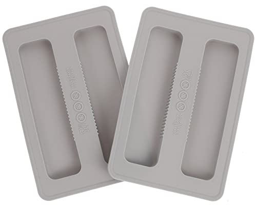 DOITOOL 2Pcs Two-Grid Cover Toaster Oven Covers Toaster Top 2 Slice Sandwich Machine Part Bacon Express Cooker Lid Upper Blue Silica Screen Digital