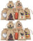 TOYANDONA Tasche Mit Kordelzug Halloween-Geschenktüten Aus Sackleinen Stück Kordelzugbeutel Leinen-Goodies-Packbeutel Party-Leckereien-Beutel Gemischter Stil