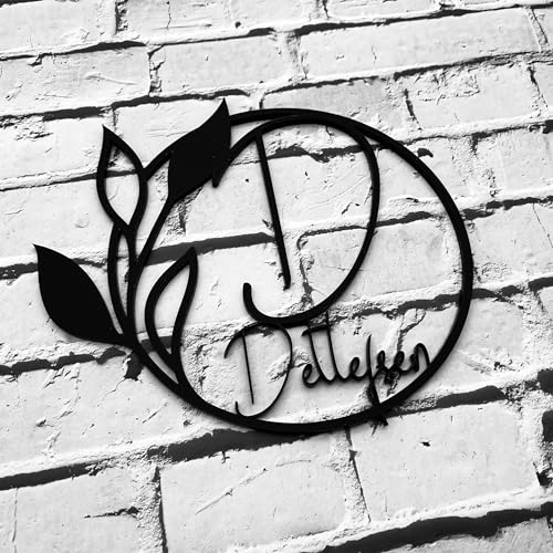 Türkranz mit Namen der Familie | personalisierter Türkranz | individuelles Türschild als Geschenk zur Hochzeit