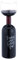 Relaxdays Weinflasche Glas, XL Weinglas mit Spruch, Fun Geschenk für Weinliebhaber, Weinflaschenglas 750 ml, transparent