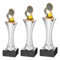 Generico Coppa Trofeo Tennis Completo di Personalizzazione (Serie Tris Colore)
