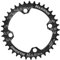 Amagogo Fahrradkettenblatt, Kettenblatt BCD 104 mm, tragbar, 42 Zähne, langlebig, leicht, Fahrradkettenblatt, Reparaturteile für Rennrad-Zubehör, Schwarz