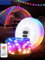 LED Lichterkette Lichterketten Innen Außen Wetterfest Tragbare Verstaubare,Alpenwolken Outdoor Lichterkette Kinderzimmer USB Wiederaufladbar,6m Camping Lichterkette Aufrollbar (Mehrfarbig)
