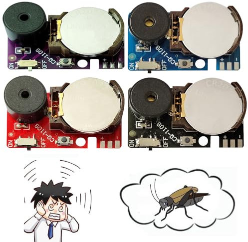 ADDLIVE Annoyatrons, 4 Stück Annoying PCB Random Noise Maker, Annoyatrons Prank, Mini Annoying Noise Maker, Cricket Noise Maker Prank Noise Maker for Party Home School