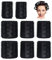 XUZOPIM 8 Piezas Rulos Pelo, Rodillos Térmicos De Cerámica Para Cabello Largo, Rodillos Térmicos Para Cabello Reutilizable Para Cabello Corto, Cabello Medio, Rizadores De Pelo De Diferentes Tamaños