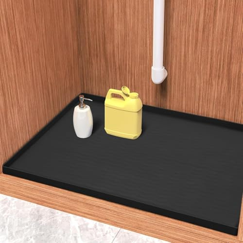 URMONA Alfombrilla Fregadero 55 x 55 cm, Protector Impermeable de Silicona