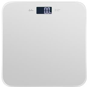 Jata Hogar HBAS1292 - Bascula de Baño Digital. Con Pantalla LCD. Hasta 180 kg. Compacta: 28 x 28 x 2 cm. Encendido y apagado automático. 4 sensores. Bascula baño alta precisión.