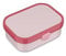 Mepal - Lunchbox Campus - Bento Lunchbox für Kinder - Brotdose mit Bento-Fach & Gabel - Meal Prep Box mit Clip-Verschluss - BPA-frei & Spülmaschinenfest - 750 ml - Cool pink