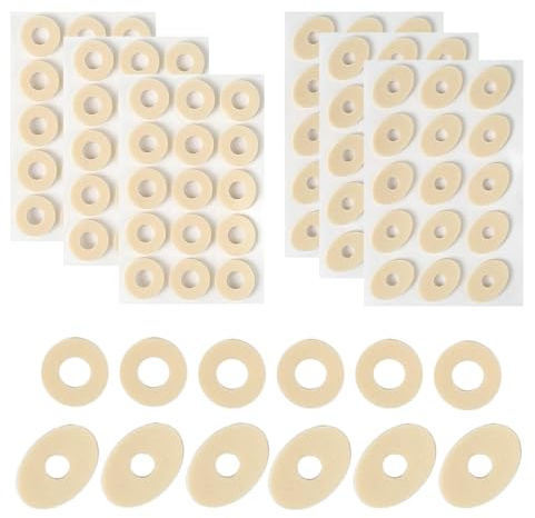Cors Protecteurs Pansement,90 Pièces Mousse de Latex Pansements Pansement Cors au Pied Durillon Pied Traitement pour Cors pour Soulager la Douleur,Réduire la Douleur au Pied et au Talon