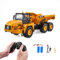 VEVOR Camion à Benne Basculante Télécommandé, 11 Canaux, Camion-Benne RC 1:16, Jouet Véhicule Construction, Cabine Métal, Lumière, 2 Piles Rechargeables, pour Enfants, Garçons, Filles, 8 Ans et Plus