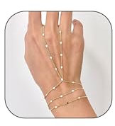 TELAIN Handkette Armband Damen Gold, Elegantes Und Vielseitiges Armreif Aus Hochwertigem Material, Nicht Anlaufend, Perfekte Geschenkidee Für Jeden Anlass