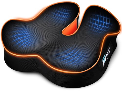 POOTACK Sitzkissen, Memory-Foam Sitzkissen Bürostuhl, U-förmiges Premium-Stützkissen Sitzpolster für Zuhause Schreibtisch Gaming-Stuhl Bürostuhl Autositz Verwendung