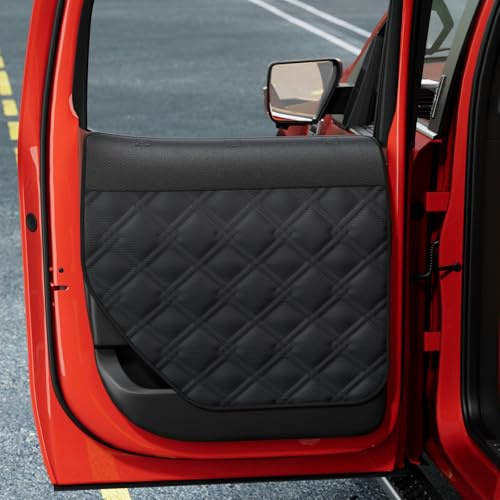 Surfcabin Dog Car Door Protector - 20% Larger Design for Trucks & SUVs, Thickened Waterproof Door Panel Covers, Protects Doors from Dog Scratches