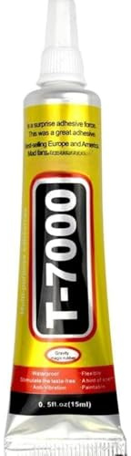MMHNOOR T-7000 Multi-Purpose Adhesive, 15ml, Waterproof and Flexible, Black