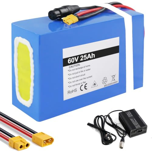 36V 48V 60V 72V Lithium-Ionen-Akku für E-Scooter, E-Bike, Elektro-Dreirad – E-Bike-Akku Fahrrad Radsatz