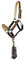 German Riding Halfterset Starlet (Shetty, Bronce)