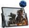 Rakizbe PUBG Controller für iPad, 4 Auslöser [6-Finger-Bedienung] Empfindlicher Schießziel-Trigger, Gamepad-Griff, unterstützt iPad und Tablet (Dicke < 10 mm)