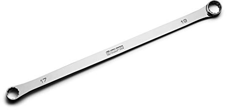 Capri Tools Schraubenschlüssel, 0 Grad, gekröpft, extra lang, metrisch, CP11800-1719, 17 x 19 mm