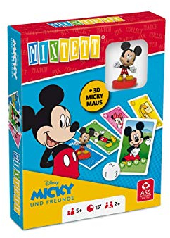 Disney Mickey & Friends - Mixtett Kartenspiel mit Spielfigur Micky