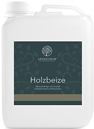 Lignocolor Holzbeize (2,5 L, Eiche) umweltfreundliche Beize auf Wasserbasis für Holz