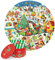 Boppi puzzles for Kids Age 5+, 150 Piece Round Circle Christmas Jigsaw Puzzles Made with 100% Recycled Card – Christmas