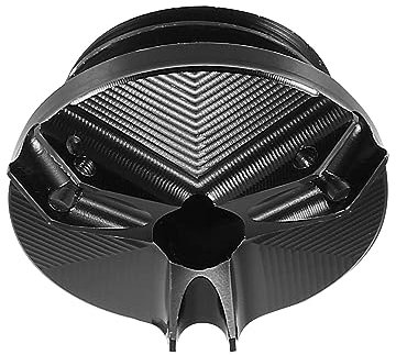 Motoröl Einfülldeckel Öl Einfüllstopfen Abdeckung Schwarz für Yamaha YZF-R6S YZF-R6 YZF-R3 YZF-R125 YZF-R1 FZ750 FZ600