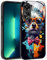 YUXING Cover per OPPO A78 4G - Abstact Art Geometry Pattern Antigraffio Vetro Back Cover, Custodia Antiurto Antiscivolo Sottile (Dog)