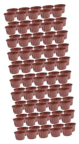 OUNONA 200 Stk eisdiele the wedding party hitzebeständige hochzeitsparty spätzlemehl diner abendessen Hochzeitsfeier kuchen Papier Pappbecher Dessertschale Beschichtung