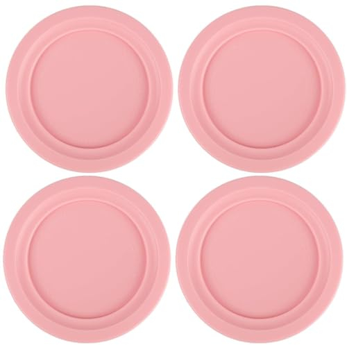 4 Pezzi Manicotti per Bottiglie in Silicone da Viaggio, Manicotti Elastici da Viaggio, Custodia per Bottiglia da Viaggio, Accessori da Viaggio per Contenitore per Shampoo per Bagnoschiuma