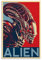 HTPOSDE Poster mit Alien-Science-Fiction-Horrorfilmen, Leinwandgemälde, Wandkunst, Bild, Heimdekoration, Druck für Schlafzimmer, Wohnzimmer, 30 x 45 cm, ungerahmter Stil