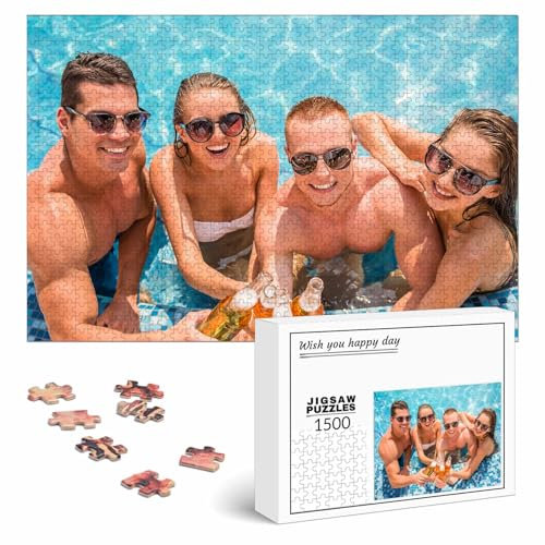 AIFLM Puzzle Personalisiert Mit Eigenem Foto 200/300/500/1000/2000/3000 Teil Persönliche Puzzles Mit Eigenem Bild Geschenk