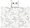 Harry Potter Kuscheldecke 120x150 cm, Eule Hedwig 2-in-1 Set, Kissenbezug und Flauschdecke, Wohndecke, Coral Fleece-Decke, Sofadecke, Deko Geschenk Fanartikel - flauschig, weich & kuschelig