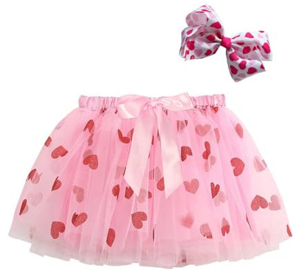 Kinder Mädchen Dance Party Kostüm Cartoon Rock Ballett Röcke Haarspange Set Badehose Mädchen Shorts (5-8 Years)